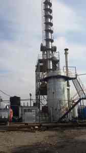 used oil recycling plant